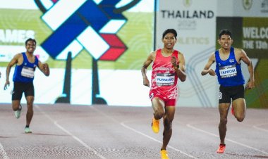 Saptoyogo Purnomo Atlet Para Atletik Indonesia Persembahkan Emas Nomor 400 Meter ASEAN Para Games 2025 Thailand untuk Keluarga