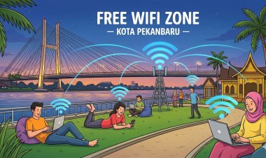 Pemko Pekanbaru akan Pasang 1.000 Titik Wifi Gratis di Ruang Publik Tahun Ini