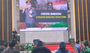 Kodam XIX/Tuanku Tambusai Gelar Coffee Morning Bersama Insan Media, Jaga Silaturahmi dan Perkuat Komunikasi