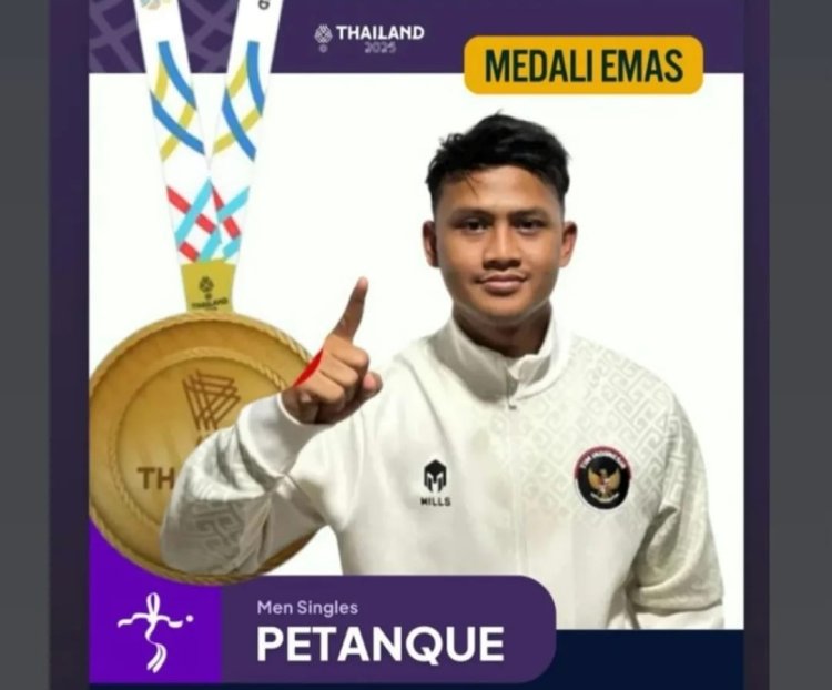 Andri Irawan Atlet Petanque Indonesia Raih Emas di SEA Games 2025 Thailand, Jadi Bukti Potensi di Kancah Internasional