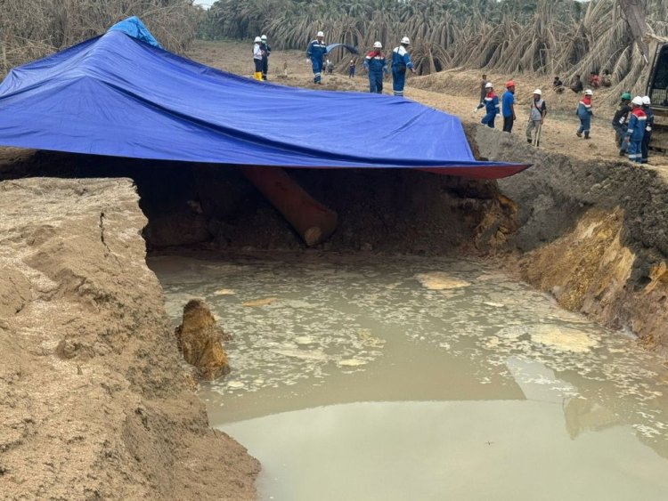 Pipa Gas Tanam PT Trans Gas Indonesia Kembali Meledak, 5 Unit Rumah Rusak di Dusun Nibul Inhu