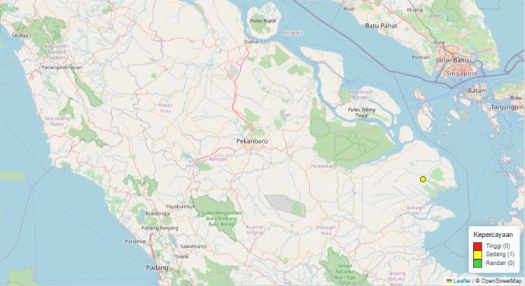 Prakiraan Cuaca Riau 21 Januari 2026, Hujan Intensitas Ringan Diprakirakan di Sebagian Rokan Hulu dan Kampar