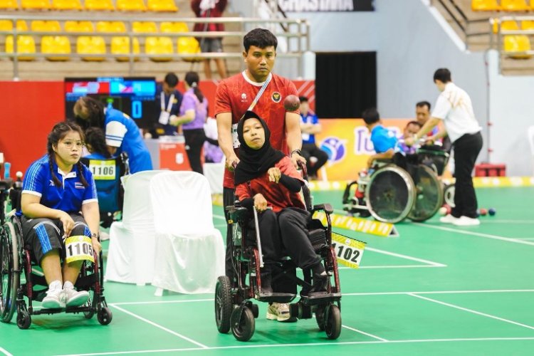 Handayani Atlet Boccia Indonesia Fokus untuk Konsentrasi dan Kontrol Emosi, Raih Emas ASEAN Para Games 2025 Thailand