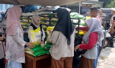 Pemprov Riau Gelar Pasar Murah di halaman Kantor Lurah Rumbai Bukit Pekanbaru Hari Ini, Beras SPHP Rp60 ribu per 5 kg