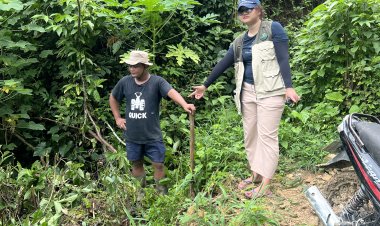 KKN Gumilang Gunem Tanam Pohon Beringin di Desa Demaan, Jaga Ketersediaan Air Saat Kemarau