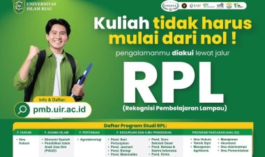 UIR Buka PMB Jalur RPL Untuk 20 Prodi, Berikut Daftarnya