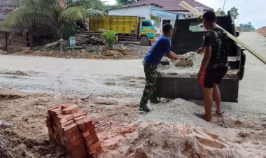 Satgas TMMD ke-127 Kodim 0301/Pekanbaru Maksimalkan Mobil Dinas untuk Distribusi Logistik di Wilayah Sasaran