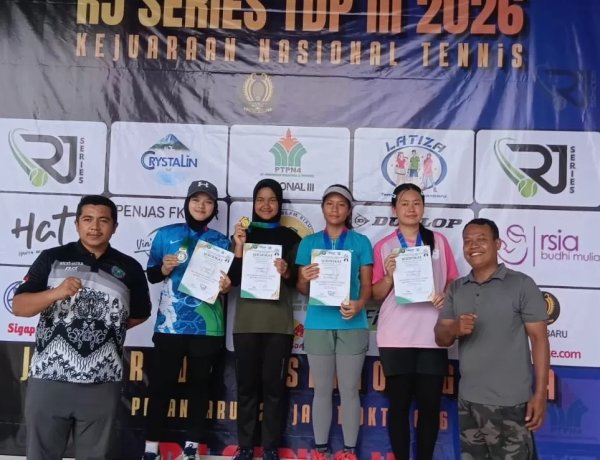 Akademi Tenis Nusalima Binaan PTPN IV PalmCo Raih Juara Umum Kejuaraan Nasional Junior RJ Series III TDP 2026