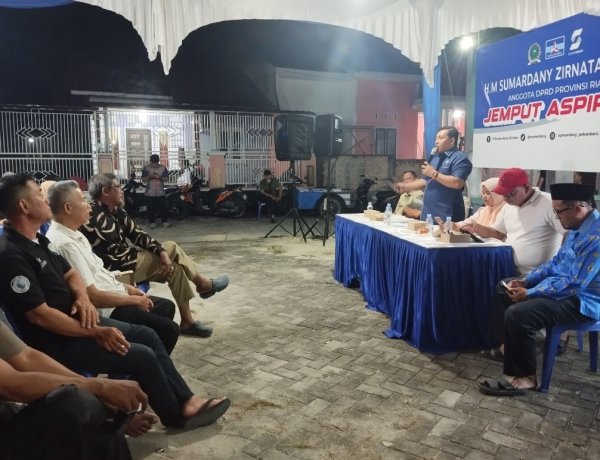 Sumardany Reses di Kelurahan Mentangor, Curhat Warga Dari Turap Hingga Fasilitas Olahraga 