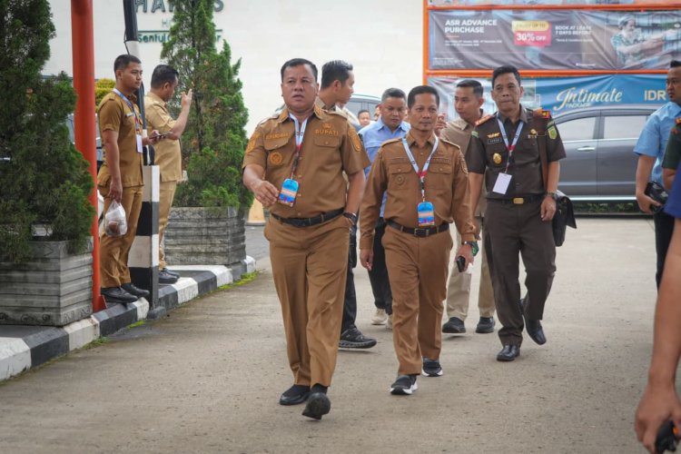 Bupati dan Wabup Kuansing Hadiri Rakornas Pemerintah Pusat dan Daerah