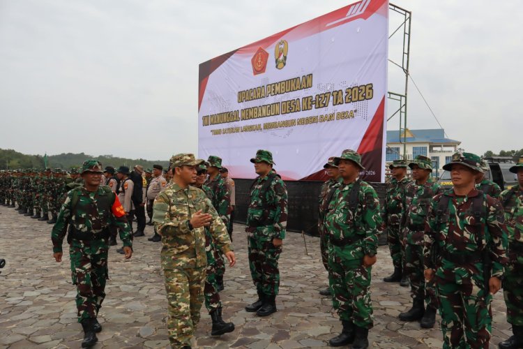 TMMD ke-127 Kodim 0301/Pekanbaru Dibuka Wali Kota Pekanbaru