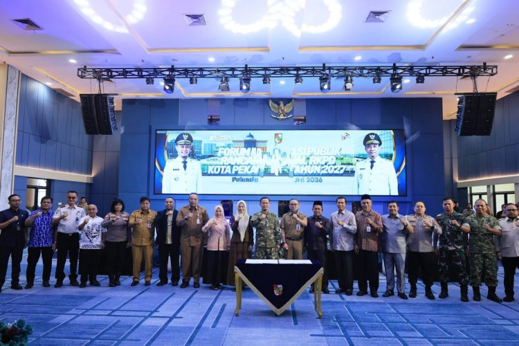 Wali Kota Agung Nugroho Banyak Terima Usulan Perbaikan Infrastruktur, Forum Konsultasi Publik RKPD Pekanbaru 2027