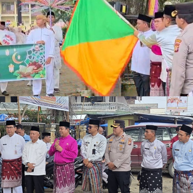 Wabup Rohul Syafaruddin Poti Lepas 1.500 Peserta Pawai Taaruf Semarak Ramadhan 