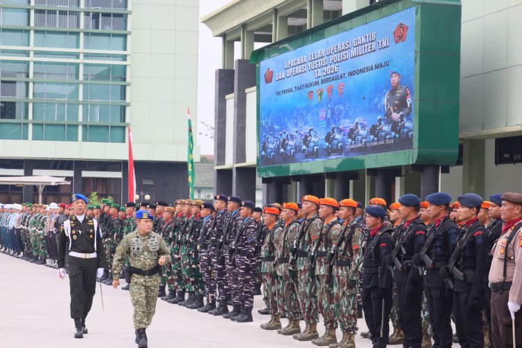 Pangdam XIX/Tuanku Tambusai Pimpin Upacara Operasi Gaktib dan Yustisi 2026, Tingkatkan Disiplin Prajurit