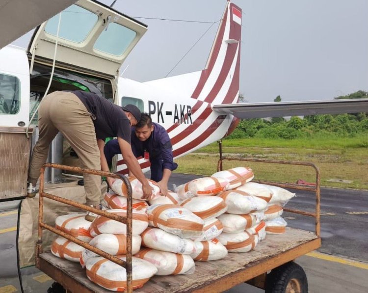 Tabur 3 Ton Garam di Langit Riau, Pesawat Cessna Grand Caravan 208B BNPB Lakukan Hujan Buatan di Pesisir Riau