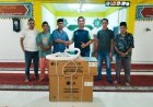 PT Rambah Sawit Mandiri Salurkan Bantuan CSR AC untuk Masjid Nurul Falah