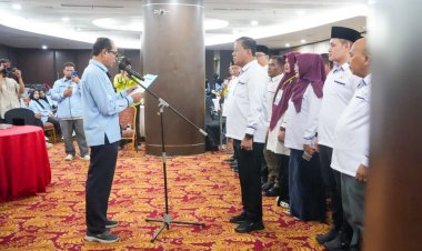 Bupati Kuansing Hadiri Pelantikan Pengurus BEM dan Ika FKIP Unri