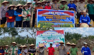 PT KSM Serahkan Bibit Jagung Unggul PIONEER 32 kepada Kelompok Tani Desa Sei Salak