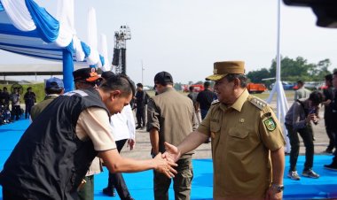 Apel Kesiapsiagaan Karhutla Nasional 2026, Pemprov Riau Terima Bantuan Peralatan dari Pemerintah Pusat