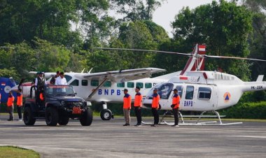 BNPB Kirim 2 Unit Helikopter Patroli untuk Bantu Penanganan Karhutla di Riau