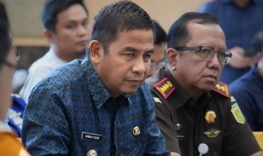 Bupati Kampar Ikuti Rakor  Penyelesaian Lahan Tol Seksi Lingkar Pekanbaru di Kejati Riau