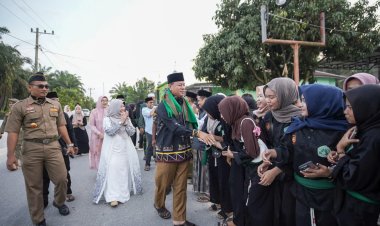 Bupati Kuansing Safari Ramadan di Desa Sukamaju, Dorong Sadar Pajak