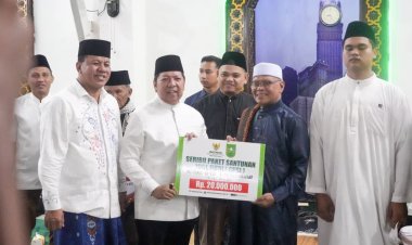 Terima Tim Safari Ramadan Pemprov Riau, Bupati Suhardiman Amby Pererat Silaturahmi dan Ukhuwah di Kuansing
