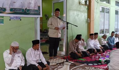Safari Ramadan Pemkab Rohul di Masjid Darul Istiqomah Rambah Samo, Bupati Anton Terima Aspirasi Warga Karya Mulya