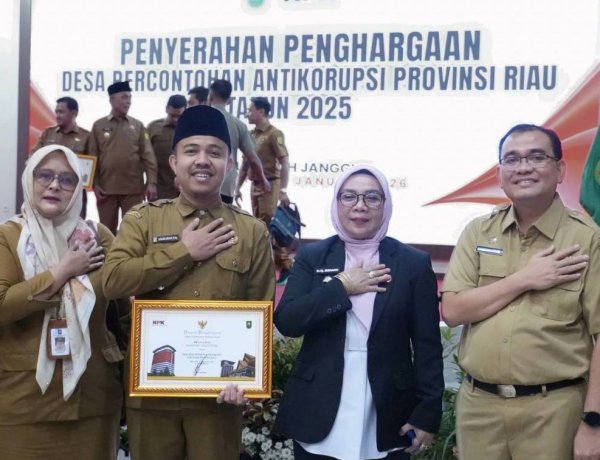 Salo Jadi Role Model Baru Desa Antikorupsi di Bumi Lancang Kuning 2025