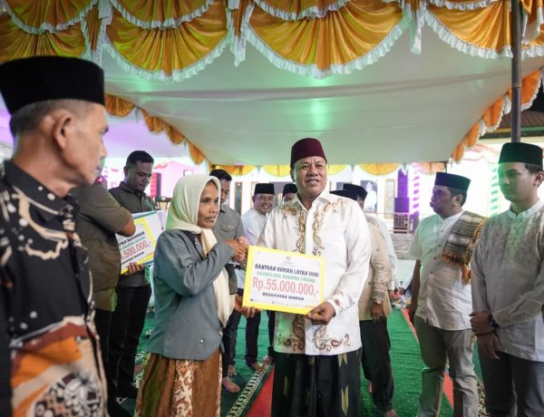 Bupati Kuansing Komitmen Ponpes Imam Saleh Prioritaskan Anak Yatim dan Masyarakat  Kurang Mampu