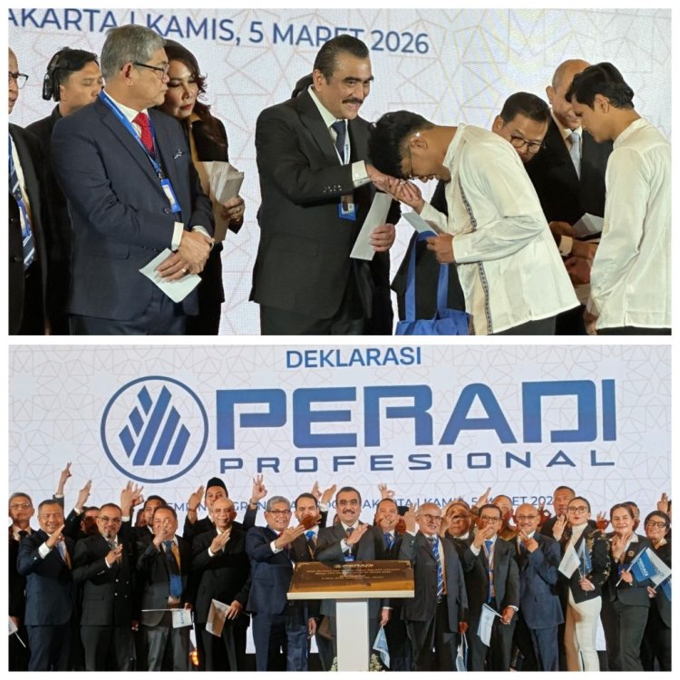 Deklarasi PERADI PROFESIONAL: Bukan Tandingan Tapi Menjawab Tantangan Nyata Dunia Hukum Indonesia
