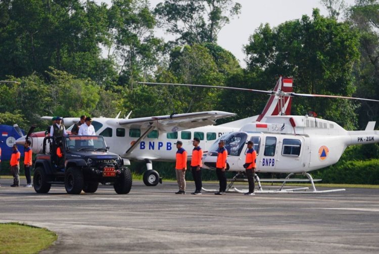 BNPB Kirim 2 Unit Helikopter Patroli untuk Bantu Penanganan Karhutla di Riau