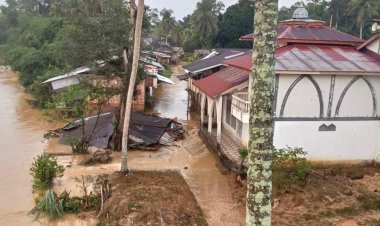 8 Desa di Kampar Kiri Hulu Terdampak Banjir Bandang, Sungai Subayang Meluap