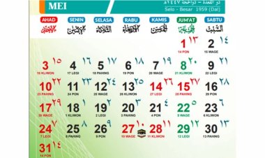 Jadwal Libur Nasional dan Cuti Bersama Bulan Mei 2026