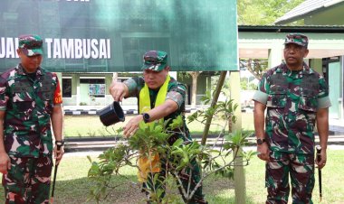 Persit KCK Berkarya, Pangdam XIX/Tuanku Tambusai dan Ketua Persit KCK Daerah XIX/Tuanku Tambusai Tanam Mangrove di Bengkalis