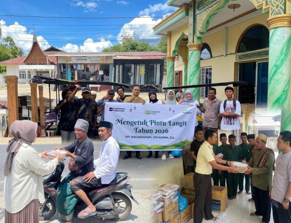 Pegadaian Kanwil II Pekanbaru Kembali Gelar Kegiatan “Mengetuk Pintu Langit” dengan Berbagi Makanan Siap Santap