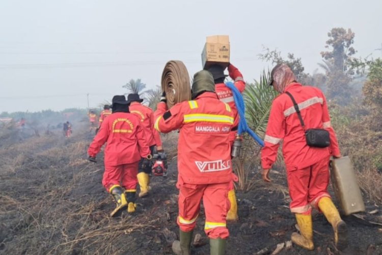 285 Titik Panas Kepung Riau, Bengkalis dan Pelalawan Masih Jadi Fokus Pemadaman Karhutla