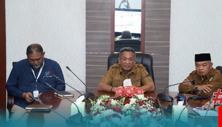 Pemkab Rohul ikuti Rakor Pengendalian Inflasi Jelang HBKN dengan Kemendagri