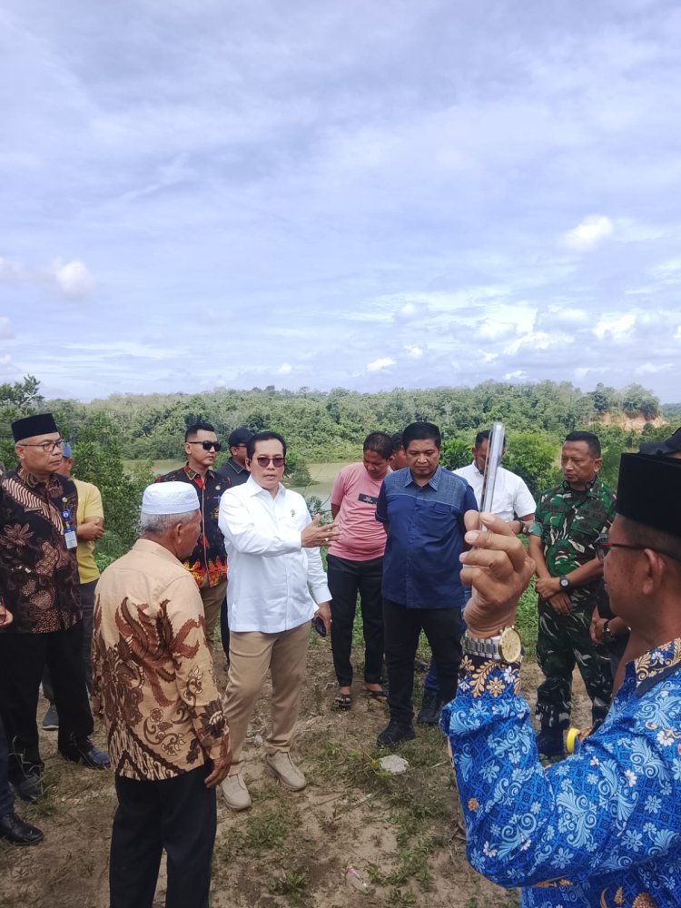 Komisi III DPRD Riau Tinjau Lokasi, Berhasil Redam Polemik Pembangunan KMP di Desa Koto Tibun Kampar