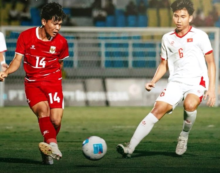 Hasil Babak I Timnas U-17 Indonesia vs Vietnam 0-0, Piala AFF U-17 2026, Garuda Muda Jatuh Bangun Gempur Lawan