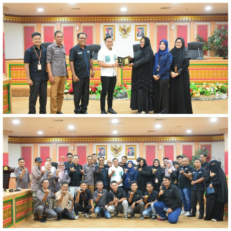 DPRD Riau Terima Kunjungan Studi Tiru FWP Sumbar, Sharing Pola Kerja Sama Media Parlemen