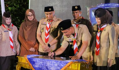 Kwarcab Pekanbaru Gelar Perkemahan Peduli Lingkungan, Walikota Resmikan Bumi Perkemahan Tunas Kencana