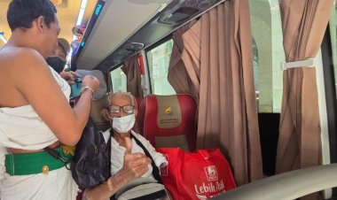Mbah Mardijiyono Tunaikan Ibadah Haji di Usia 103 Tahun, Salat di Masjid Nabawi hingga Ziarah ke Makam Rasulullah SAW