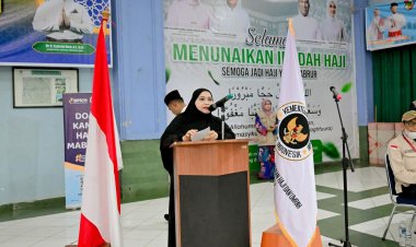 Lepas 396 Jemaah Haji Bengkalis ke Tanah Suci, Bupati Kasmarni: Semoga Jadi Haji yang Mabrur