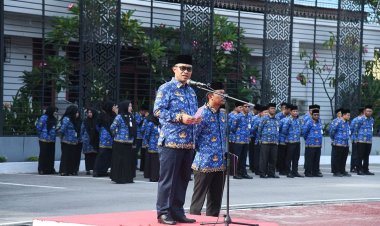 Jadi Inspektur Upacara Harkitnas ke-118, Wabup Bengkalis Ajak Tingkatkan Solidaritas Sosial