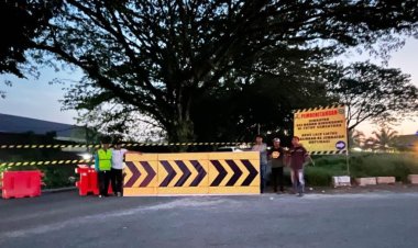 BPJN Riau Tutup Sementara Jembatan Danau Bingkuang Kampar, Lantai Naik 6-8 Cm