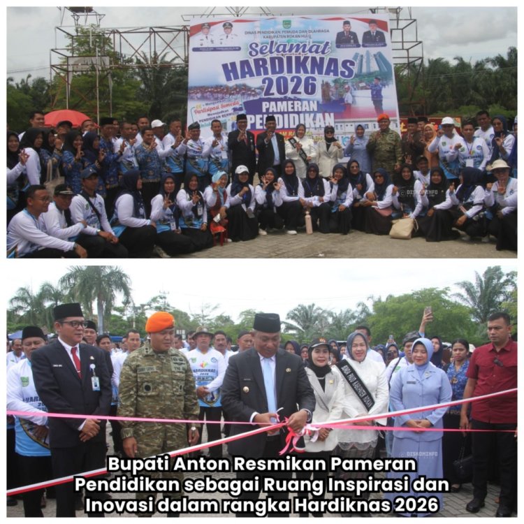 Bupati Rohul Resmikan Pameran Pendidikan Hardiknas 2026