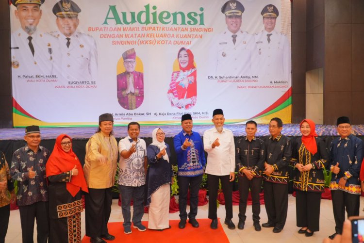 Hadiri Audiensi dan Silaturahmi IKKSi, Bupati Kuansing Ajak Perantau Kuansing Dukung Program Pemko Dumai 