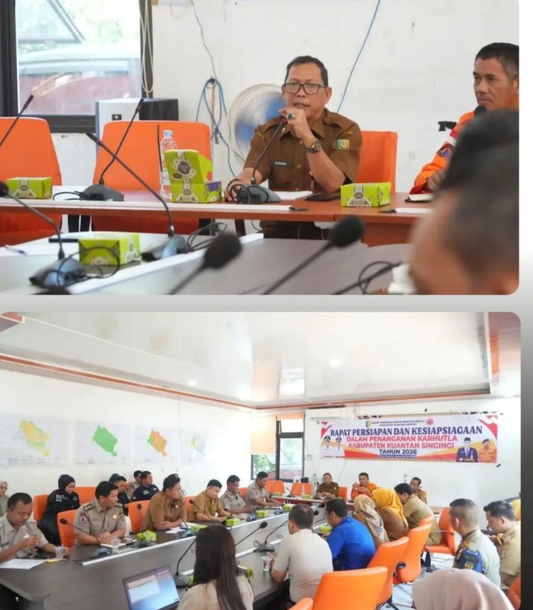 Hadapi Ancaman El Nino, Pemkab Kuansing Matangkan Strategi Antisipasi Karhutla