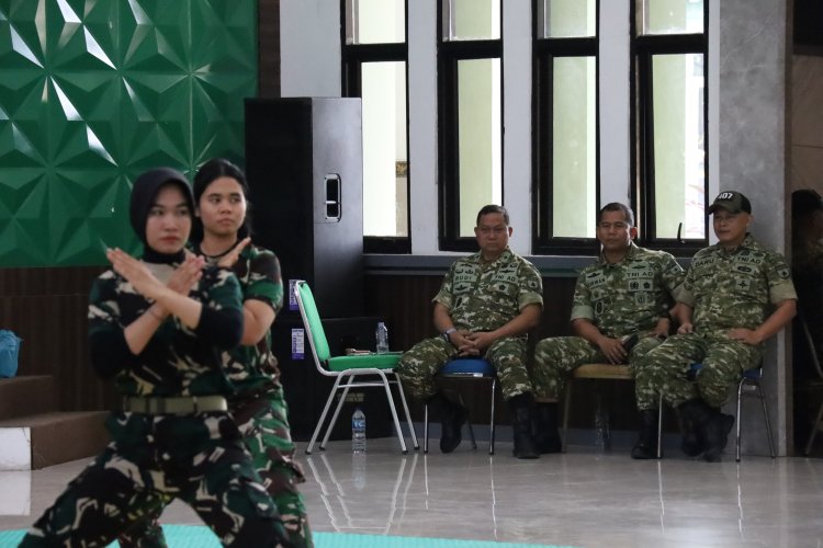 Jelang Lomba Virtual Jajaran TNI AD, Kodam XIX Tuanku Tambusai Matangkan Atlet Pencak Silat Militer